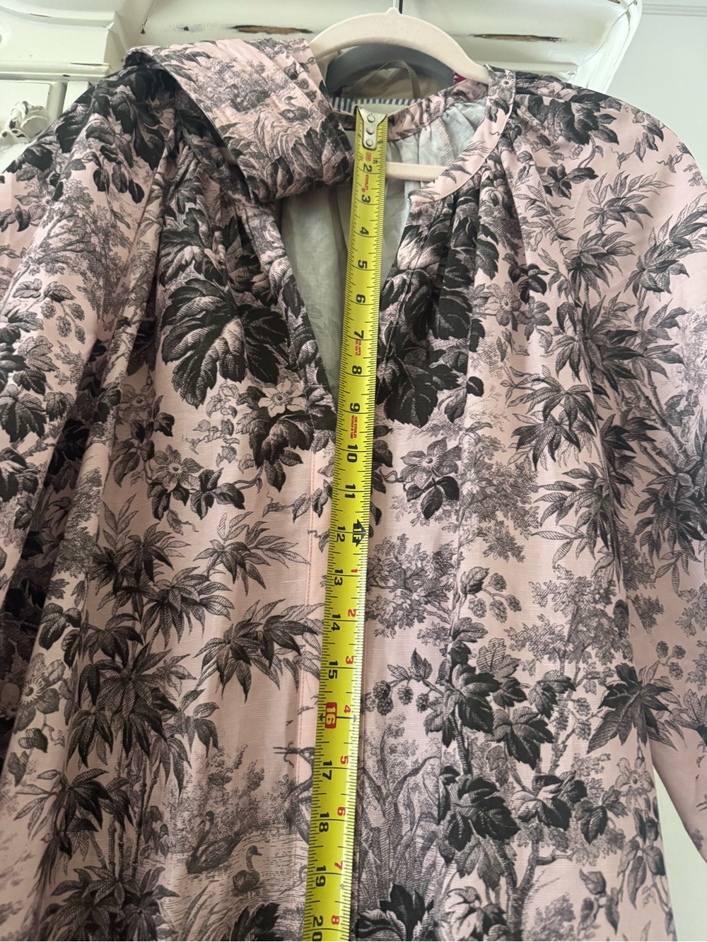 Tuckernuck Lilac Pink Toile Floral Tie-Waist Maxi Dress. Size Small. Gorgeous! - Picture 9 of 11